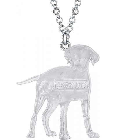 Cute Black Labrador Retriever Necklace Pendant Zinc Alloy Enamel Puppy Dog Lab Jewelry Gifts Charm for Women Girls Black $9.2...