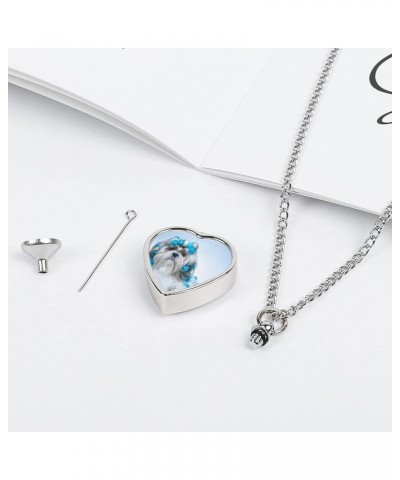 Custom Pet Urn Necklace, Alloy Memorial Pendant Necklace, Dog Pendant Necklace Multi 4 $10.80 Necklaces