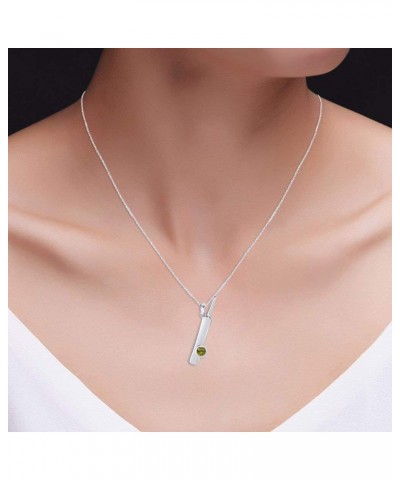 Bat Ball Cricket Love Simulated CZ Stone 925 Stamp Sterling Silver Pendant Necklace White Gold Over : Simulated Peridot $17.6...