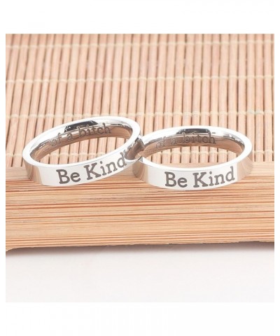 Be Kind Ring, Be Kind of a Bitch Ring Be Kind... Of A Bitch Ring Stainless Steel Engraved Band Friendship Ring Inspirational ...