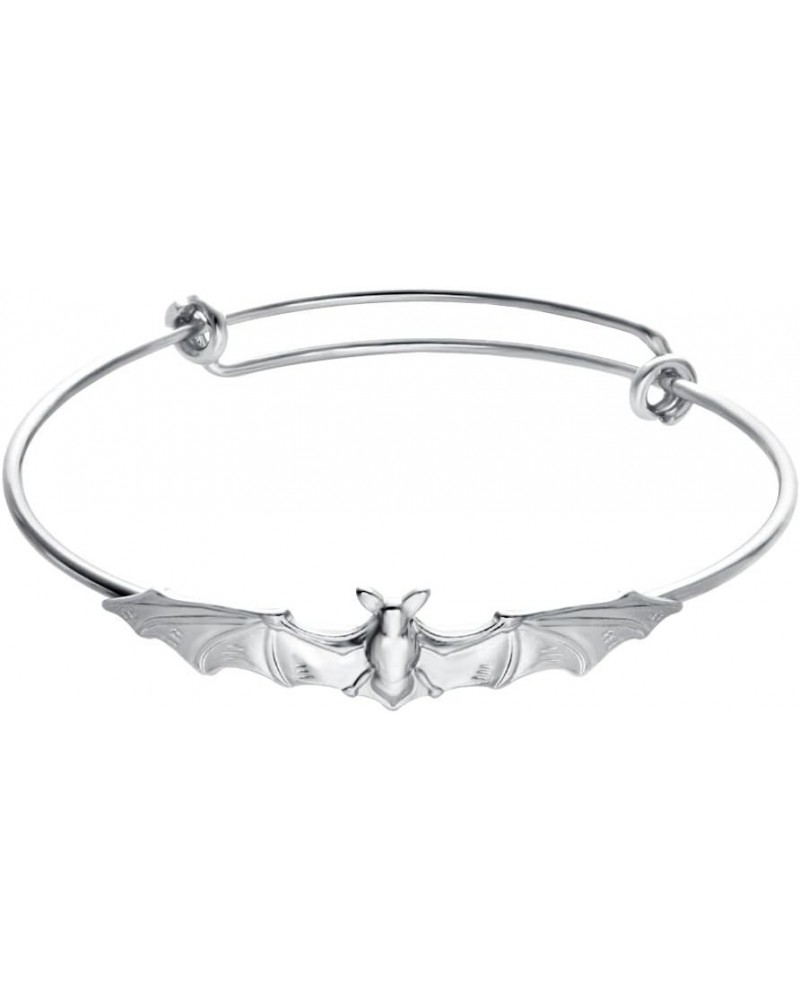 Nickel Free,Vampire Bats Wiring Bracelet Adjustable Expandable Wire Bangles Silver $8.26 Bracelets