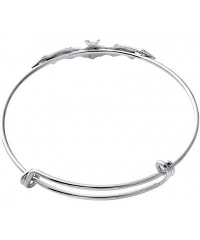 Nickel Free,Vampire Bats Wiring Bracelet Adjustable Expandable Wire Bangles Silver $8.26 Bracelets