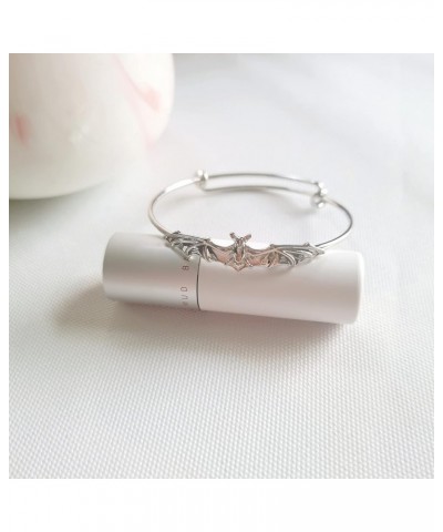 Nickel Free,Vampire Bats Wiring Bracelet Adjustable Expandable Wire Bangles Silver $8.26 Bracelets