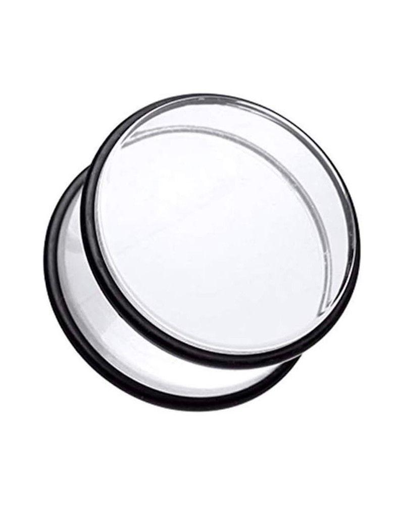 Basic Acrylic No Flare Ear Gauge Plug 2 GA (6.5mm), Clear $9.85 Body Jewelry