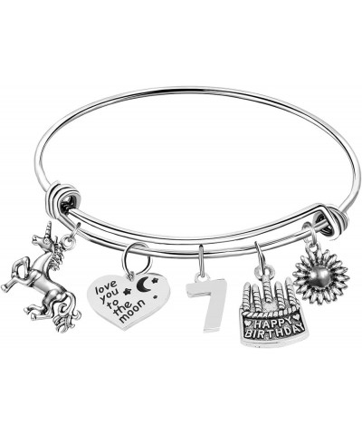 Birthday Gifts for Women 13th 16th 18th 21st 30 40 50 60 65 70 80 90 Fabulous Live Laugh Love Cake Charms Expandable Bracelet...