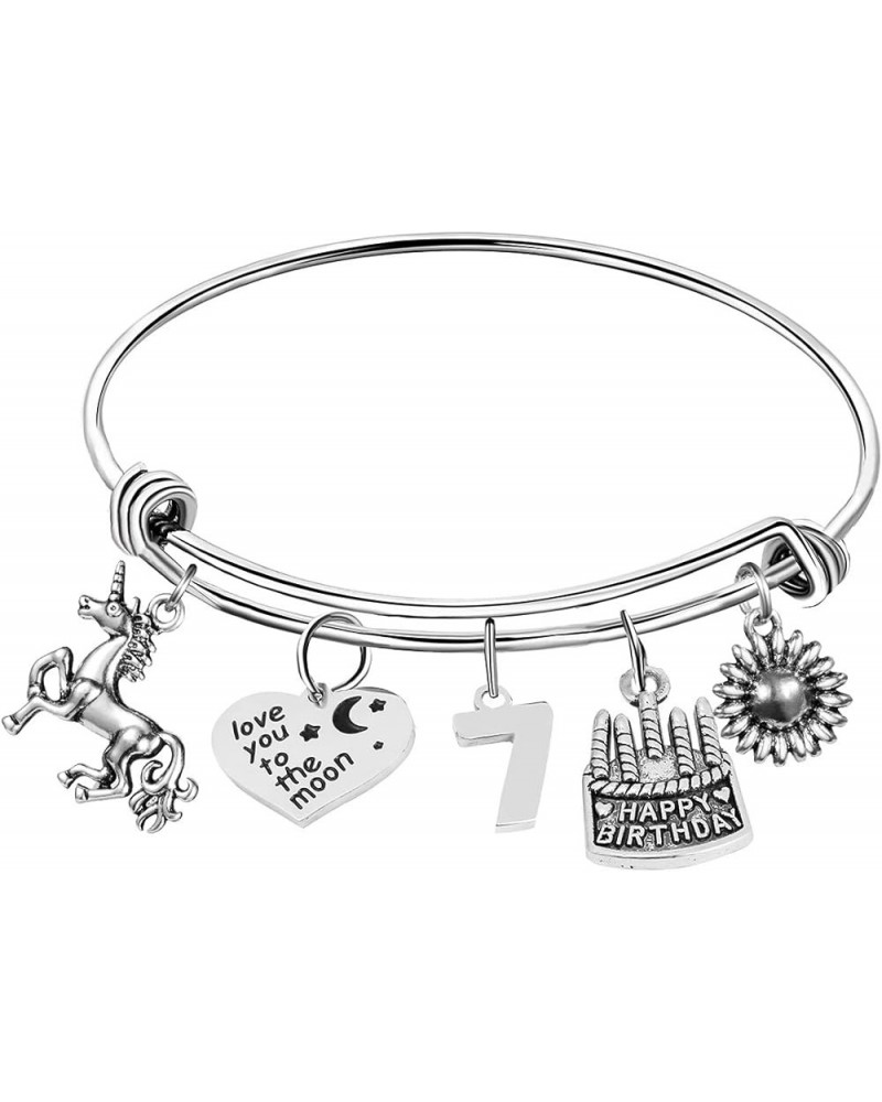 Birthday Gifts for Women 13th 16th 18th 21st 30 40 50 60 65 70 80 90 Fabulous Live Laugh Love Cake Charms Expandable Bracelet...