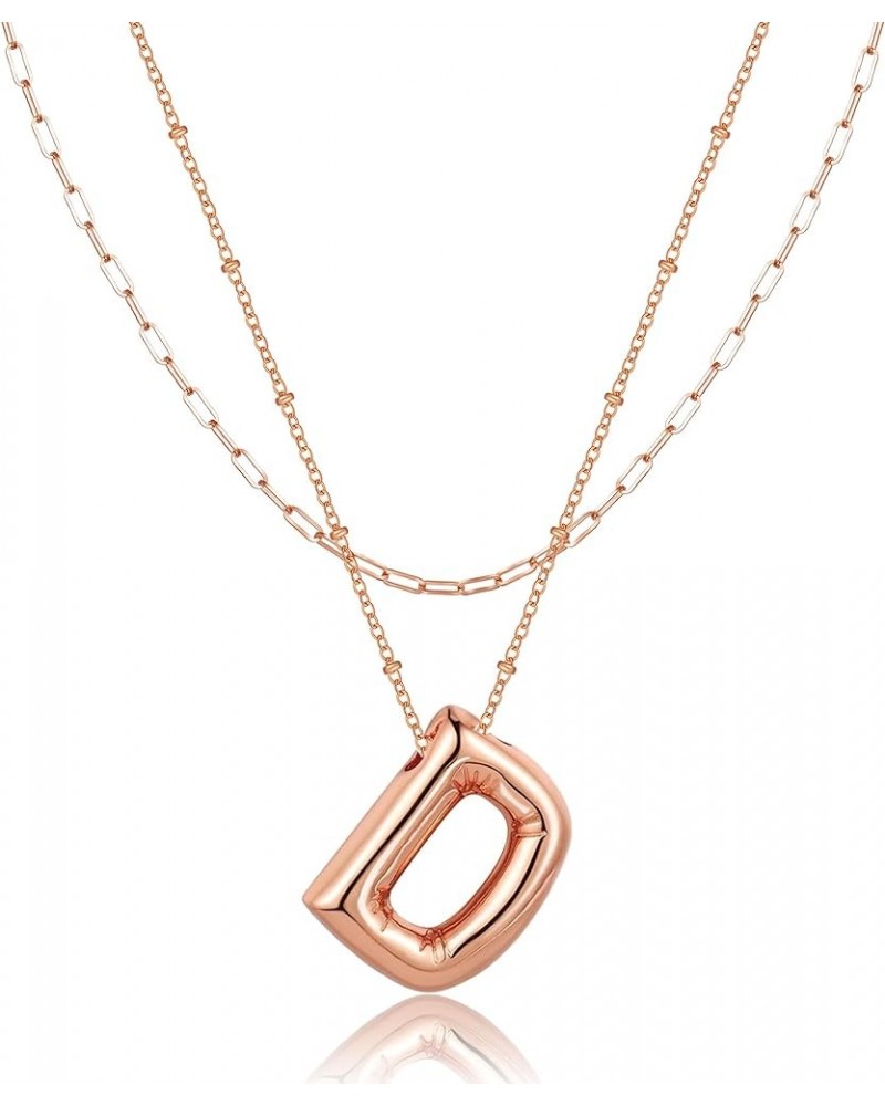 ??????? ????????? for Women Girl, Dainty Gold ??????? ?????? ?????? ????????, 14K Gold Plated Layered Necklaces Puffy Name Pe...