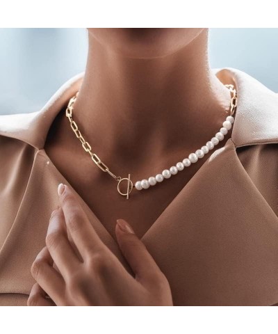 2022 Fashion New Chunky Chain Necklace Women Simple Toggle Clasp Stainless Steel Chain Necklace for Women Jewelry Gift 8 $20....