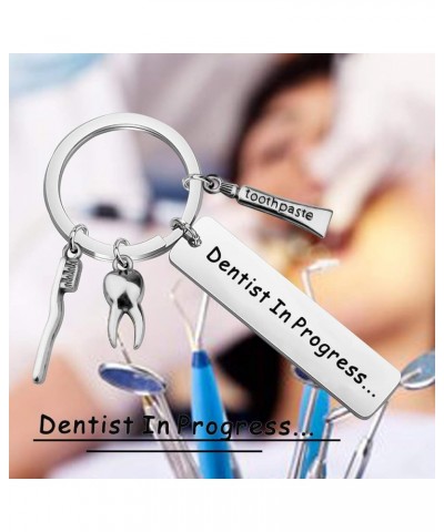 Future Dentist Gift Dental Hygienist Gift Dental Keychain Dentist In Progress Keychain Graduation Gift for DH Assistant Denti...