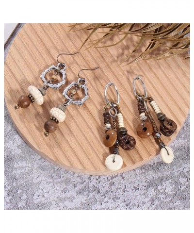 2 Pairs Earring Set for Women, Novelty Earrings, Vintage Earrings, Dangle Pendant Earrings ER1214-C $8.50 Earrings