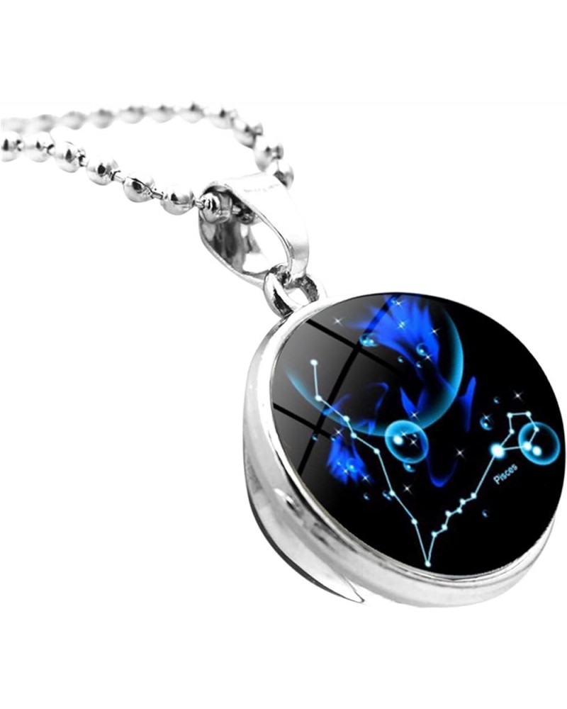 Glow Planet Dome Double Dark System Glass Galaxy Sided In Pendant Necklace The Necklaces Pendants Fashion Personality Design ...