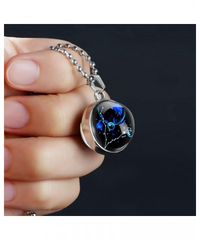 Glow Planet Dome Double Dark System Glass Galaxy Sided In Pendant Necklace The Necklaces Pendants Fashion Personality Design ...