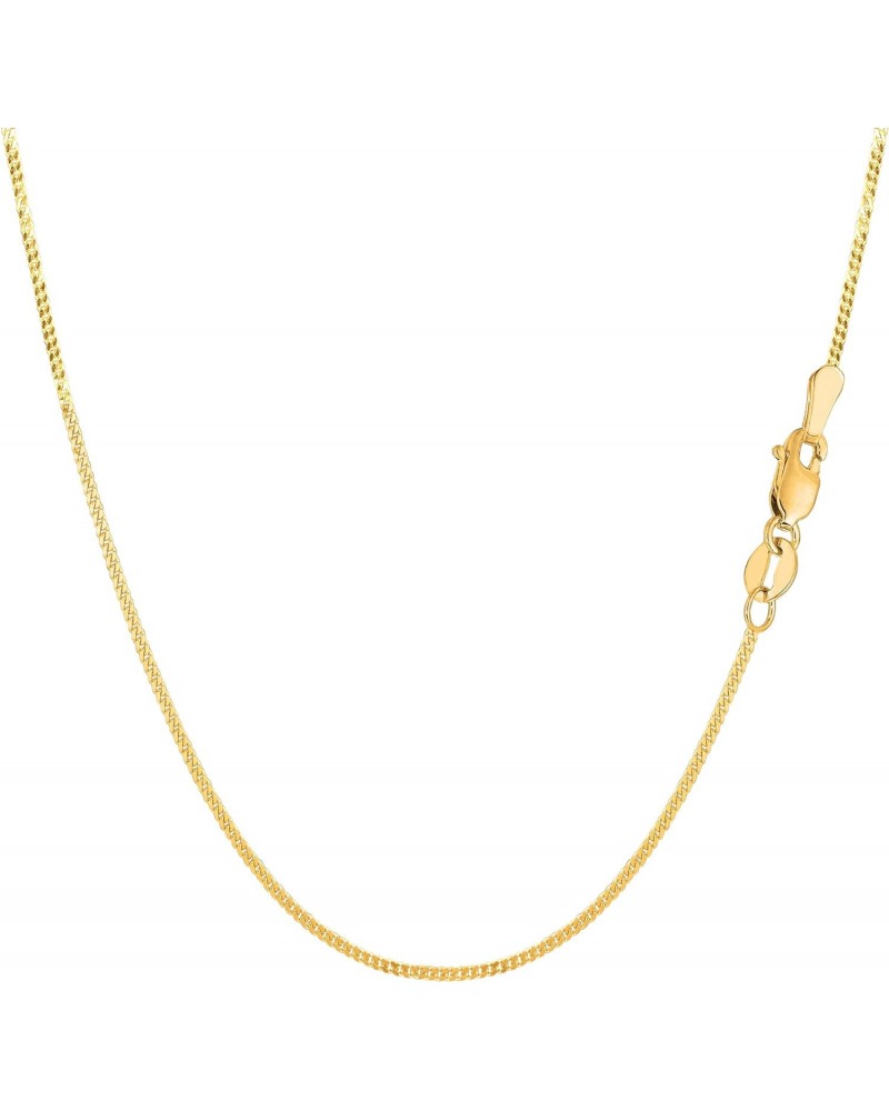 14k Yellow Gold Gourmette Chain Necklace, 1.0mm $94.50 Others