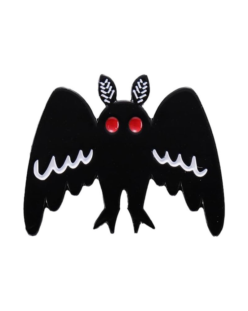 Punk Gothic Animal Bat Mothman Enamel Pins Backpack Hat Clothes Jewelry Brooch 4 $8.11 Brooches & Pins