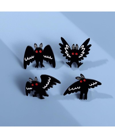 Punk Gothic Animal Bat Mothman Enamel Pins Backpack Hat Clothes Jewelry Brooch 4 $8.11 Brooches & Pins