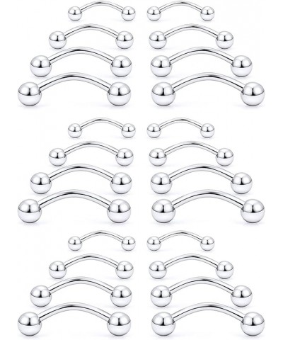 12G 14G 16G 20G Daith Rook Earring Piercing Surgical Stainless Steel Curved Barbell Eyebrow Rings Cartilage Tragus Forward He...