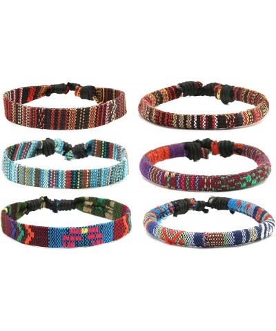 Mix 6 Wrap Bracelets Men Women, Hemp Cords Ethnic Tribal Bracelets Wristbands (Mix 6 Wrap) Mix 6 Wrap $9.51 Bracelets