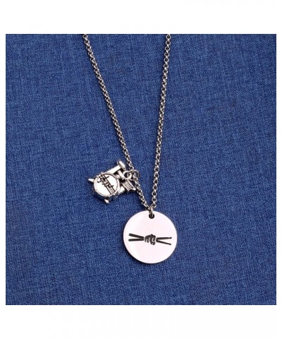 The Rock Drum Necklace Drummer Musical Lover Gift pendant necklace $9.89 Bracelets