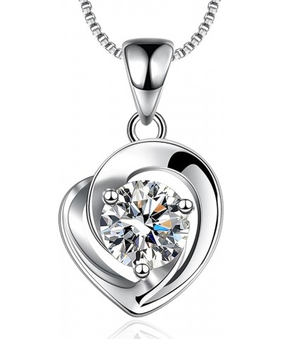 Necklaces For Women Moissanite Jewelry Necklaces For Women Trendy Platinum $77.52 Necklaces