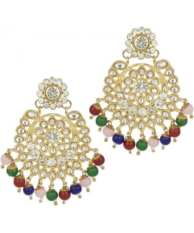 Indian Wedding Heavy Bridal Traditional Jewellery Set For Women Multicolor $25.19 Jewelry Sets