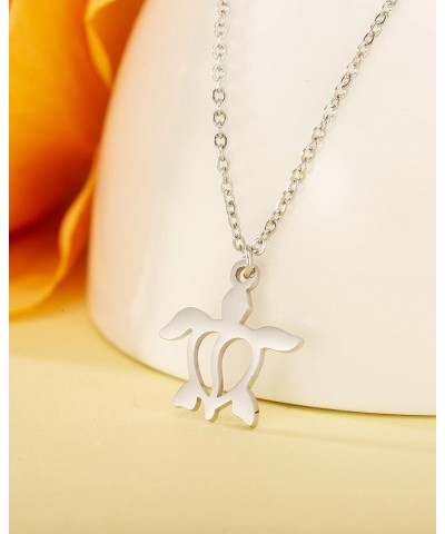 Stainless Steel Animal Lover Charm Pendant Necklace Jewelry Gifts for Women Girls Teen,lovely Spirit pet Necklace Gifts for h...