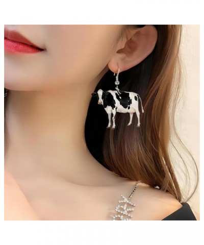 Weird Animal Drop Earring for Woman Girl Strawberry Chicken Jellyfish Peacock Birds Dangle Earring Funny Acrylic Earring Holi...