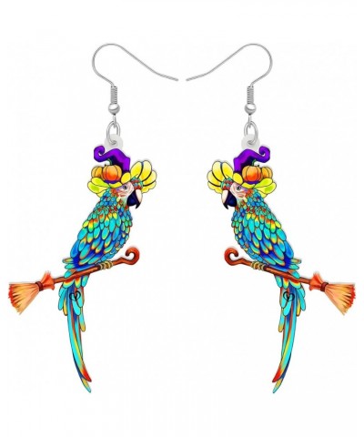 Acrylic Cute Macaw Parrot Bird Earrings Dangle For Women Girls Animals Jewelry Gifts Charms Hawaii Accessories Halloween C $6...