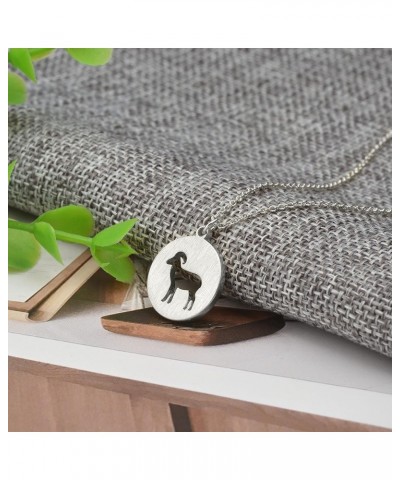 Animal Necklace 18K Gold Silver Plated Animal Cutouts Charm Pendant Necklace Bear Moose Goat Deer Elk Necklace Wildlife Natur...