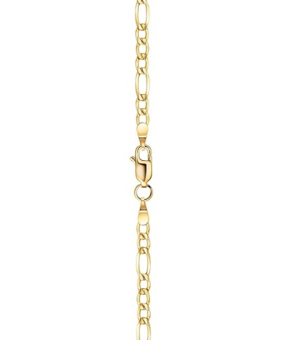 10K Yellow Gold 3MM Figaro 3+1 Link Chain Necklace - Size 14"-30 18 3MM $79.67 Others