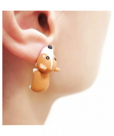 Cute Animal Bite Earring - Dinosaur Earrings for Girls Women - Fashion 3D Polymer Clay - Easy Carrying and Collection - Small...