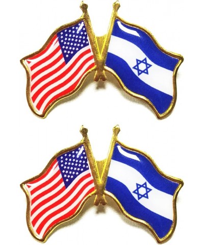 Israel USA Flag Lapel Pin US Israel Flag Lapel Pin American Israeli Flag Lapel Pin Israel UAS Friendship Flag Lapel Pin Suppo...