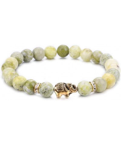 Lover Couple Bracelet Yoga Balancing Reiki Healing with Elephant for Christmas Thanksgiving grass yellow turquoise $9.43 Brac...