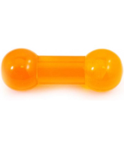 Acrylic Straight Barbell 00 Gauge (10mm) Lightweight Orange $6.50 Body Jewelry