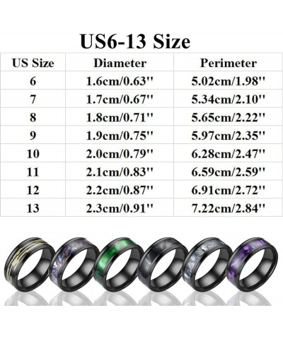 Mens Women Wedding Rings Fashion Jewelry Engagement Rings Opal Sapphire Bridal Band Promise Rings (Blue-a, 7) Purple-a 12 $5....