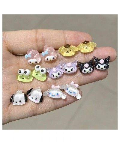 Cute Cartoon Character Melody Earrings for Women Girls, Lovely My Melody and Kurmi, Bunny Frog Animal Earrings Yellow $6.71 E...