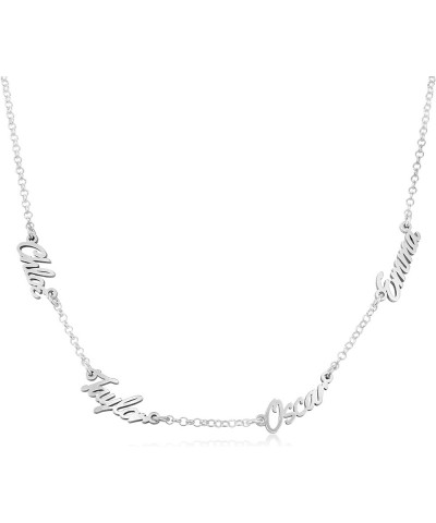 Oak&Luna - Personalized Real Love Multiple Name Necklace Sterling Silver $44.53 Necklaces