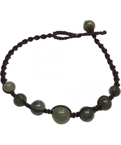 Infinityee888 Jade Bead Anklet Green Feng Shui for Men,Women Ankle Bracelet-AK01 $10.07 Others