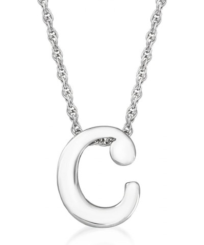 Sterling Silver Lowercase Initial Necklace 18-inch (W) $33.92 Necklaces