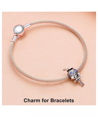 Graduated Animals Charm for Bracelets 925 Silver Pendant Beads for Women's Bracelets & Necklaces Dangle for Valentine's Day B...