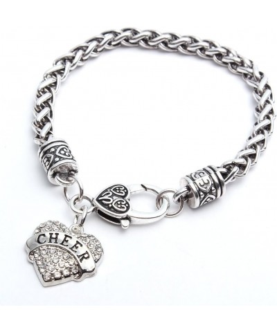 Cheer Hope Nurse Teacher Blessed Faith Believe Dance Bracelet Alloy Zircon Jewelry Cheer $8.54 Bracelets