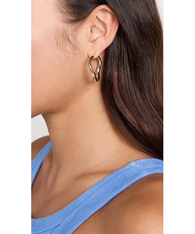 Women's Kei Hoop Earrings Gold $31.39 Earrings