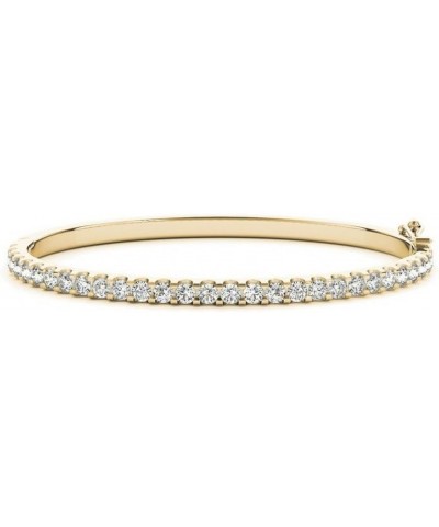 14K Yellow Gold Diamond Bangle Bracelet Value Collection Yellow Gold 0.5 carats $772.88 Bracelets