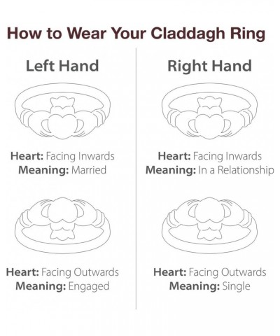 Three Part Claddagh Silver/Gold Ring $39.75 Rings