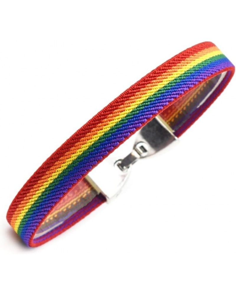 Gay Pride, LGTBI, Lesbian, LGBT, Trans and Rainbow Bracelet. Choose size 18-20 cm $7.70 Bracelets