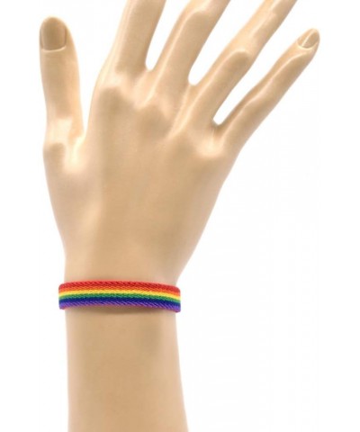 Gay Pride, LGTBI, Lesbian, LGBT, Trans and Rainbow Bracelet. Choose size 18-20 cm $7.70 Bracelets