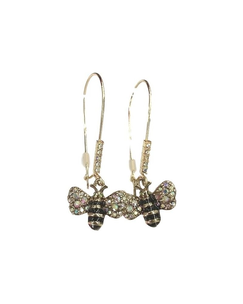 Bee Shepherd Hook Earrings One Size Gold $19.22 Earrings