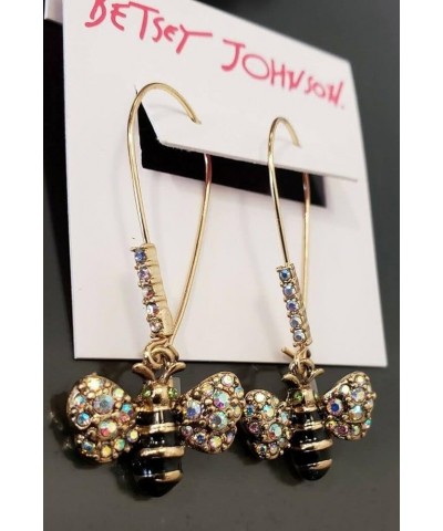 Bee Shepherd Hook Earrings One Size Gold $19.22 Earrings