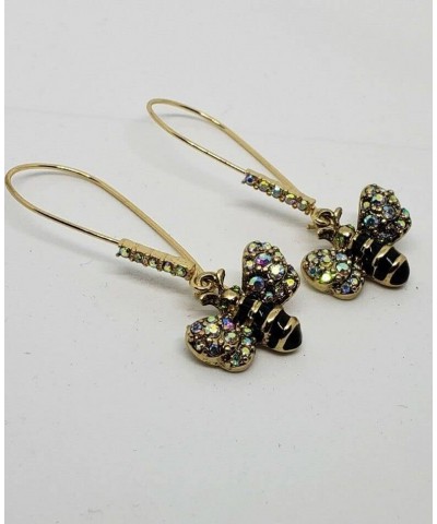 Bee Shepherd Hook Earrings One Size Gold $19.22 Earrings