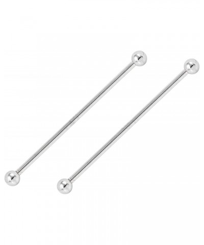 14G Scaffold Barbells Industrial Earrings, 316L Surgical Steel Body Piercing Barbells, Tongue Barbells, 6mm-50mm, Sold as pai...