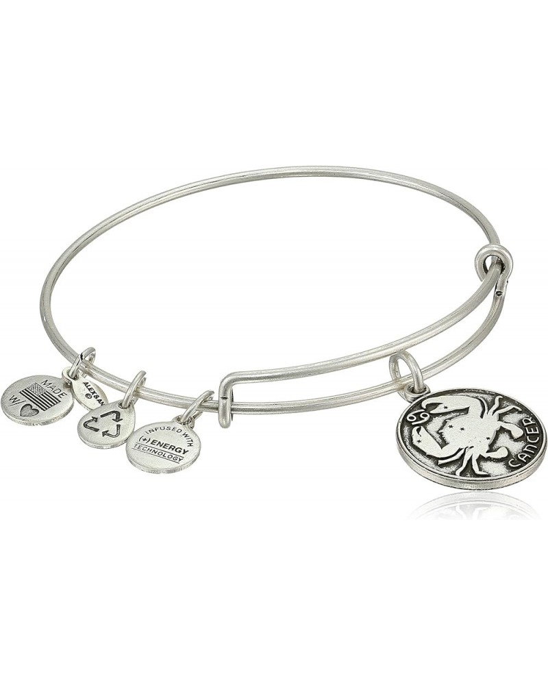 Zodiac II Expandable Wire Bangle Bracelet Cancer Russian Silver $13.74 Bracelets